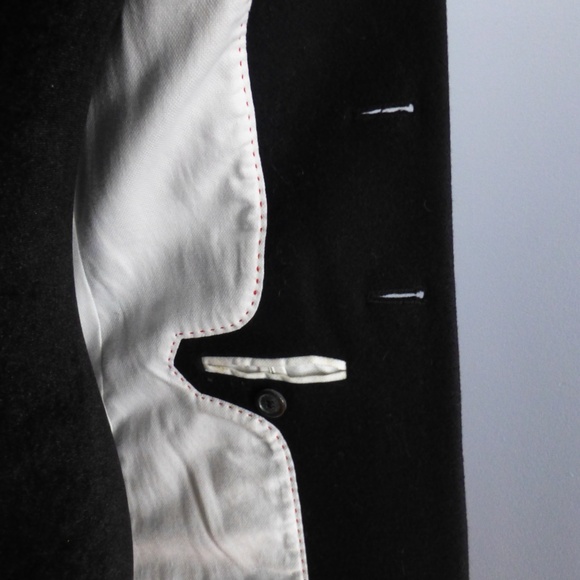 DSQUARED2 Tailored Wool Coat Size 38 Dark Navy - Picture 9 of 13